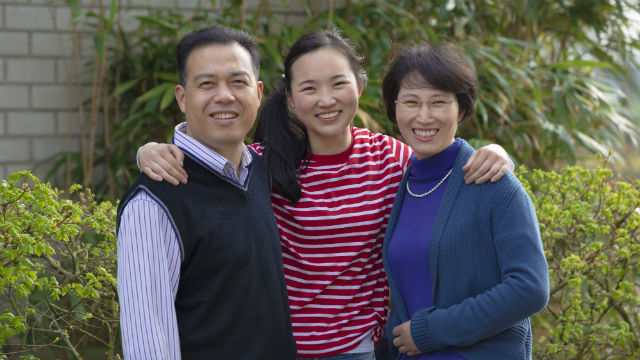 Famiglia cristiana felice